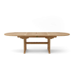 Sahara 106" Oval Double Extension Table - Solid A-Grade Teak