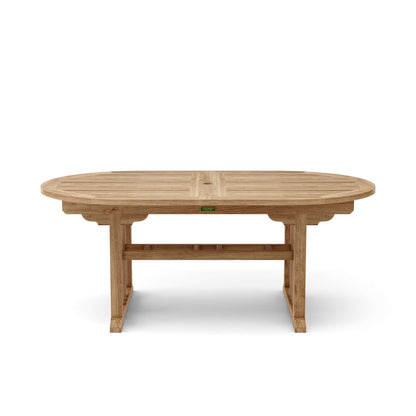 Wooden outdoor table on a white background
