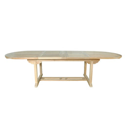 Bahama 117" Oval Extension Table - Solid A-Grade Teak