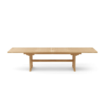 Wooden table on a white background