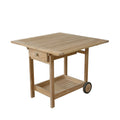 Danica Serving Table Trolley - Solid A-Grade Teak Portable & Durable