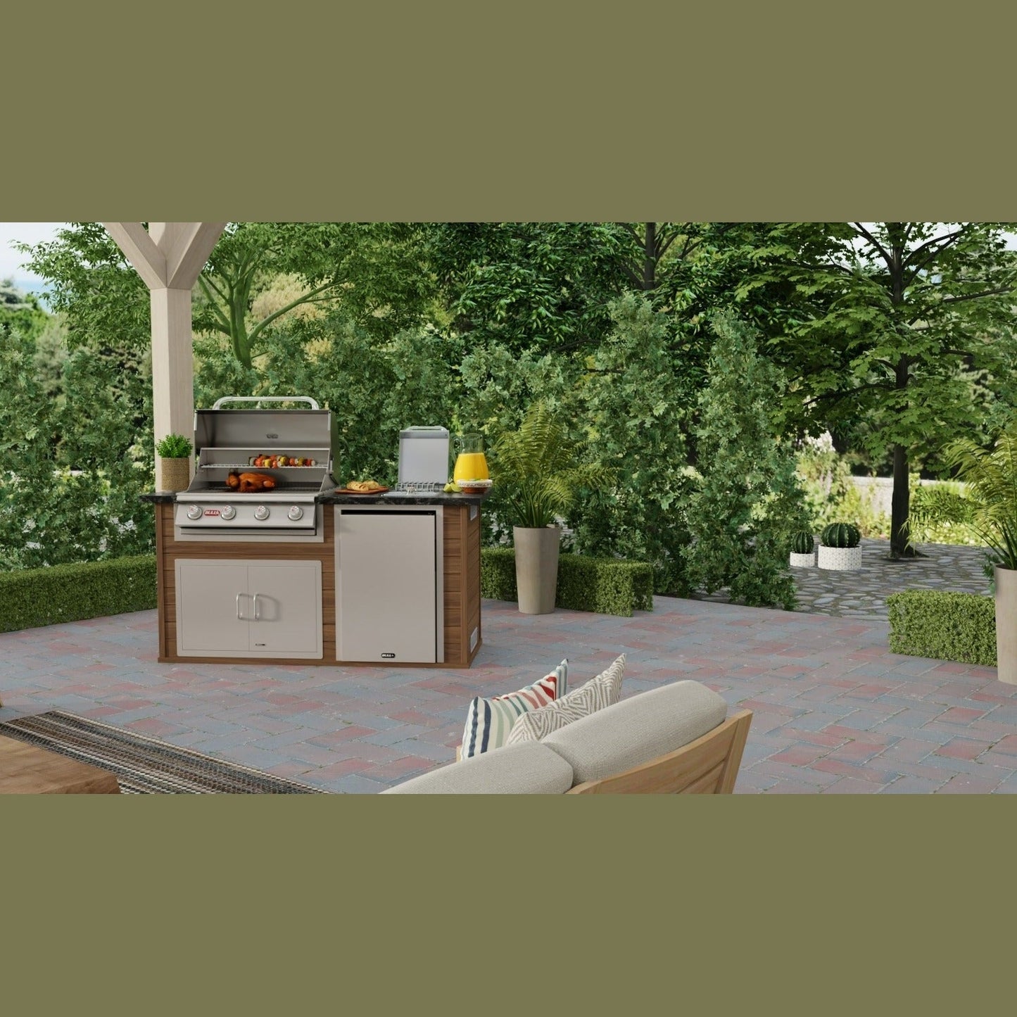 Bull Core Series Power Q Outdoor Kitchen Island Bull BBQ