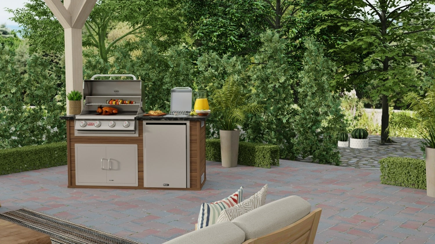 Bull Core Series Power Q Outdoor Kitchen Island