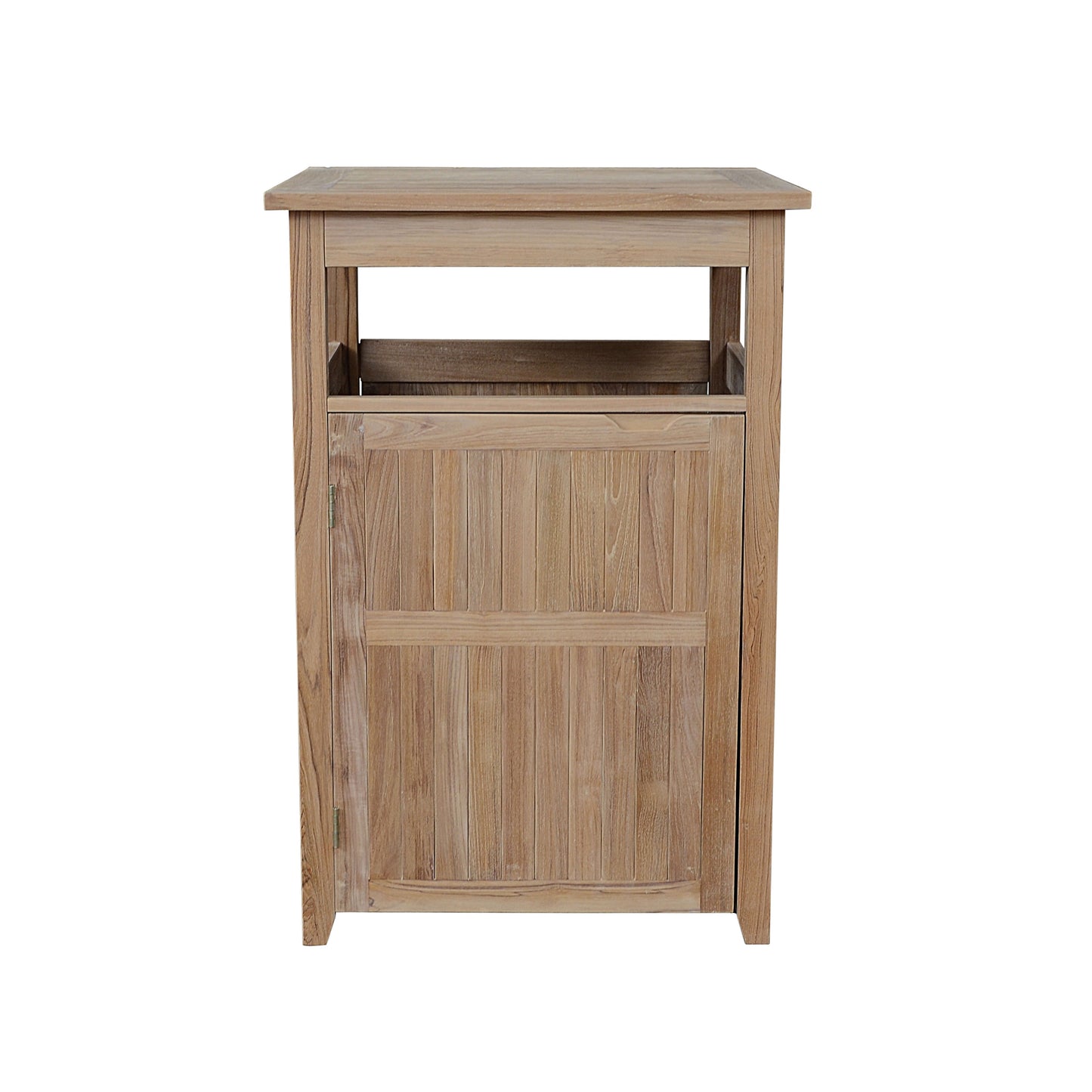 Cobana Large Trash Bin – Teak Outdoor Waste | BetterPatio // BetterPatio.com