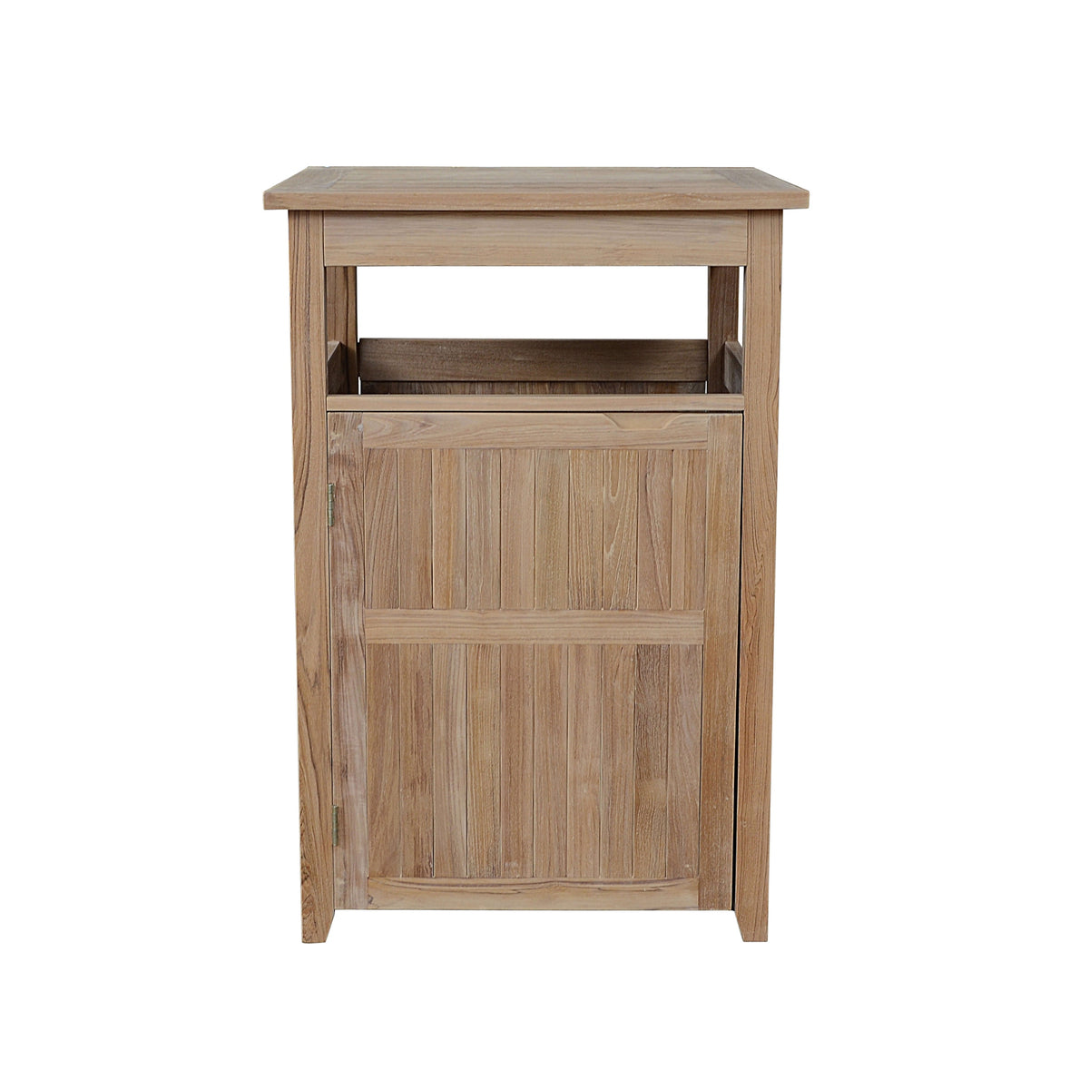 Cobana Large Trash Bin – Teak Outdoor Waste | BetterPatio // BetterPatio.com