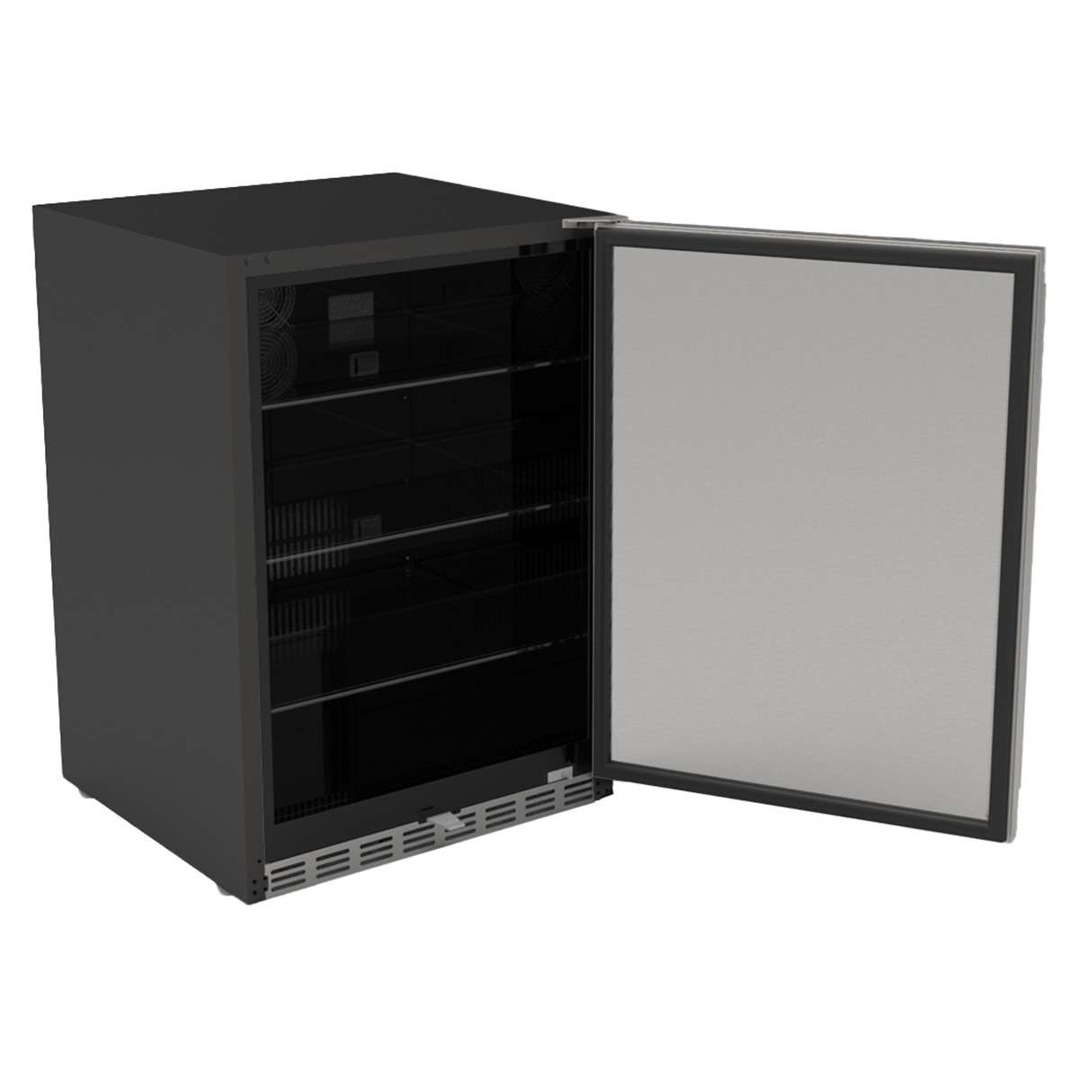 TrueFlame 24-Inch Outdoor Rated Refrigerator – 5.01 Cu. Ft. Stainless Steel Built-In or Freestanding Fridge | TFR-24