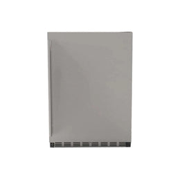 TrueFlame 24-Inch Outdoor Rated Refrigerator – 5.01 Cu. Ft. Stainless Steel Built-In or Freestanding Fridge | TFR-24