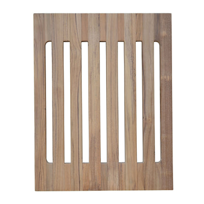 Anderson Teak Wall Mount Folding Shower Chair Polished - polished bracket detail
