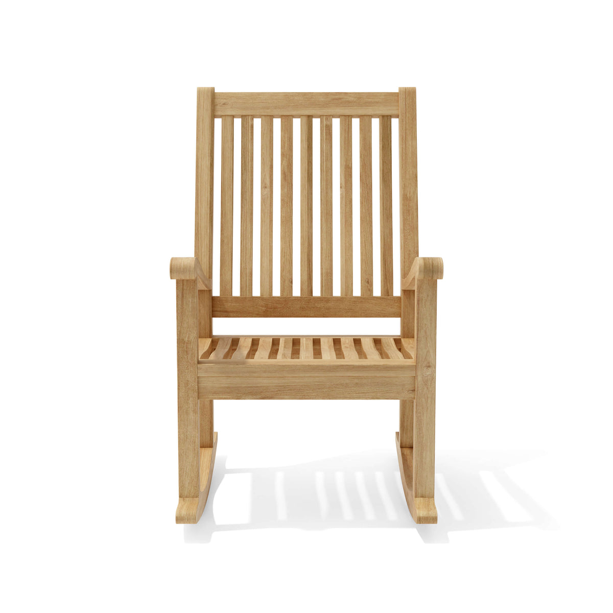 Wooden chair on a white background
