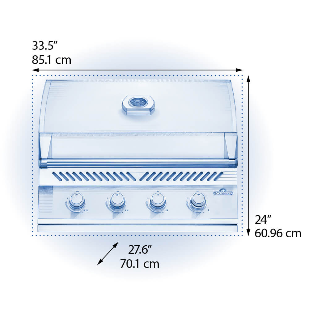 500 Series 32 dimensional diagram