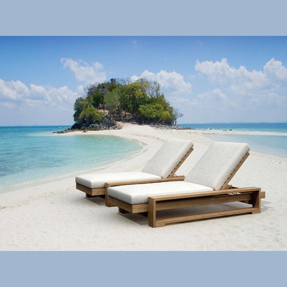 Capistrano Teak Sun Lounger | BetterPatio // BetterPatio.com