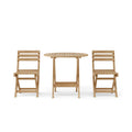 Chester Alabama 3 - Piece Teak Folding Bistro Set