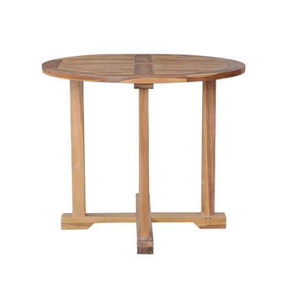 Descanso Windham 5-Piece Teak Outdoor Dining Set | BetterPatio // BetterPatio.com