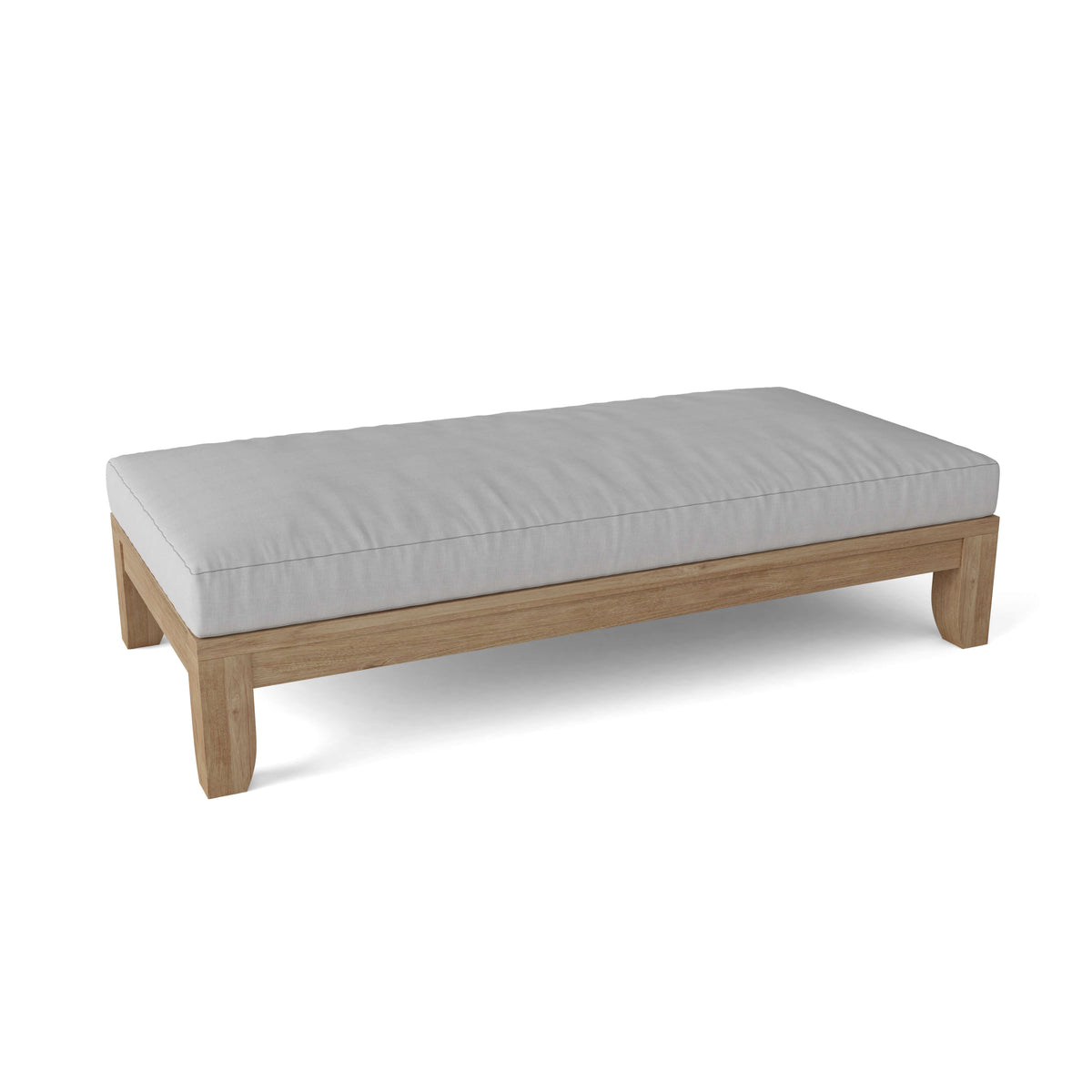 Riviera Luxe 60" Teak Daybed with Sunbrella Cushions