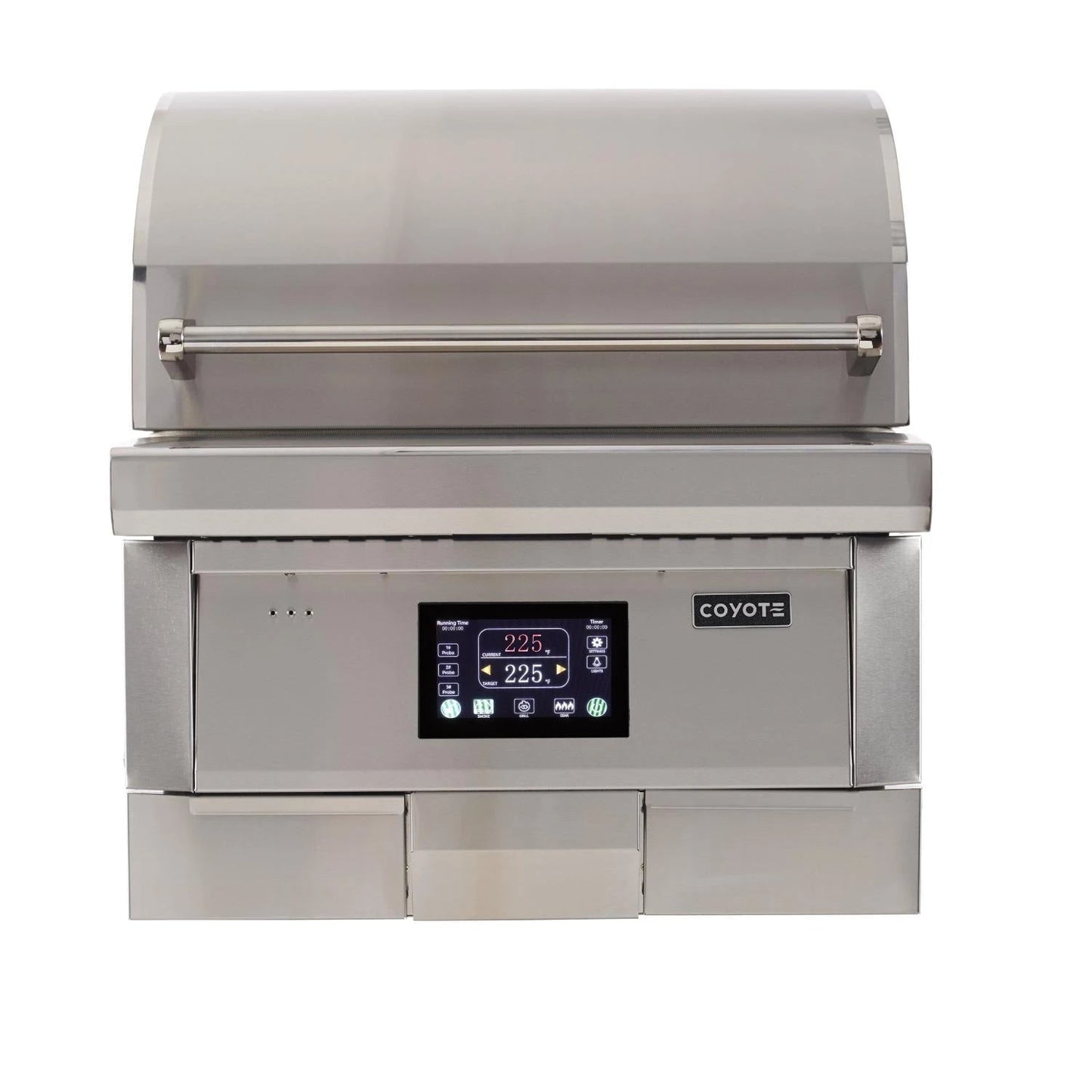 Coyote 28 inch Built In Pellet Grill - BetterPatio.com