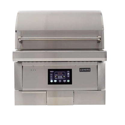 Coyote 28 inch Built In Pellet Grill - BetterPatio.com