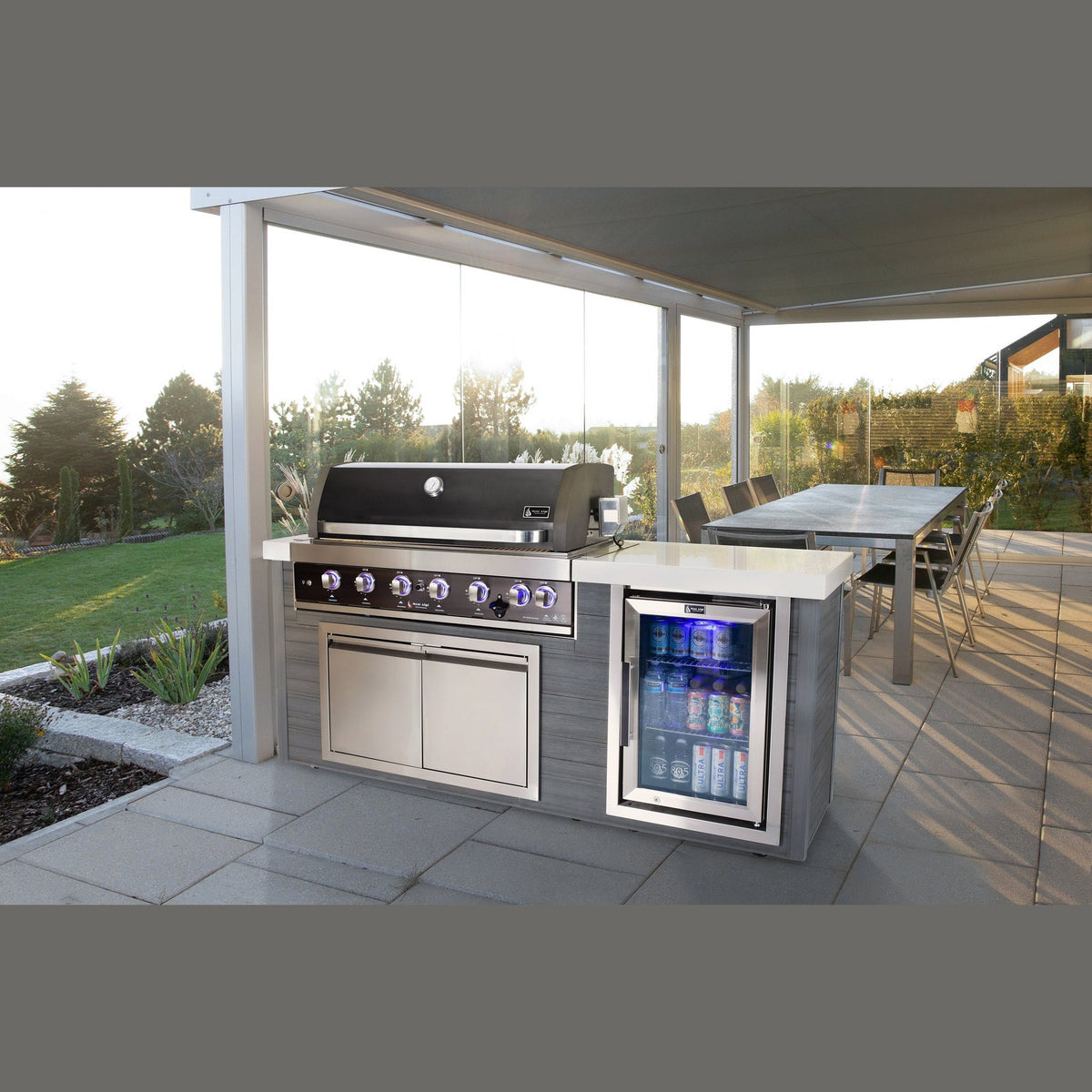 Mont Alpi MA805-AWBSS artwood island dimensions diagram 78.5x27x46.5 black stainless