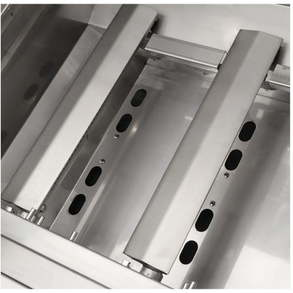 Coyote C-Series 34 Inch Built-In Grill C3C34 - overhead view of cooking surface and burner layout