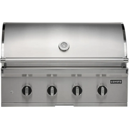 Coyote Outdoor C-Series 36 Inch Built In Grill with Four Infinity Burners C3CL36