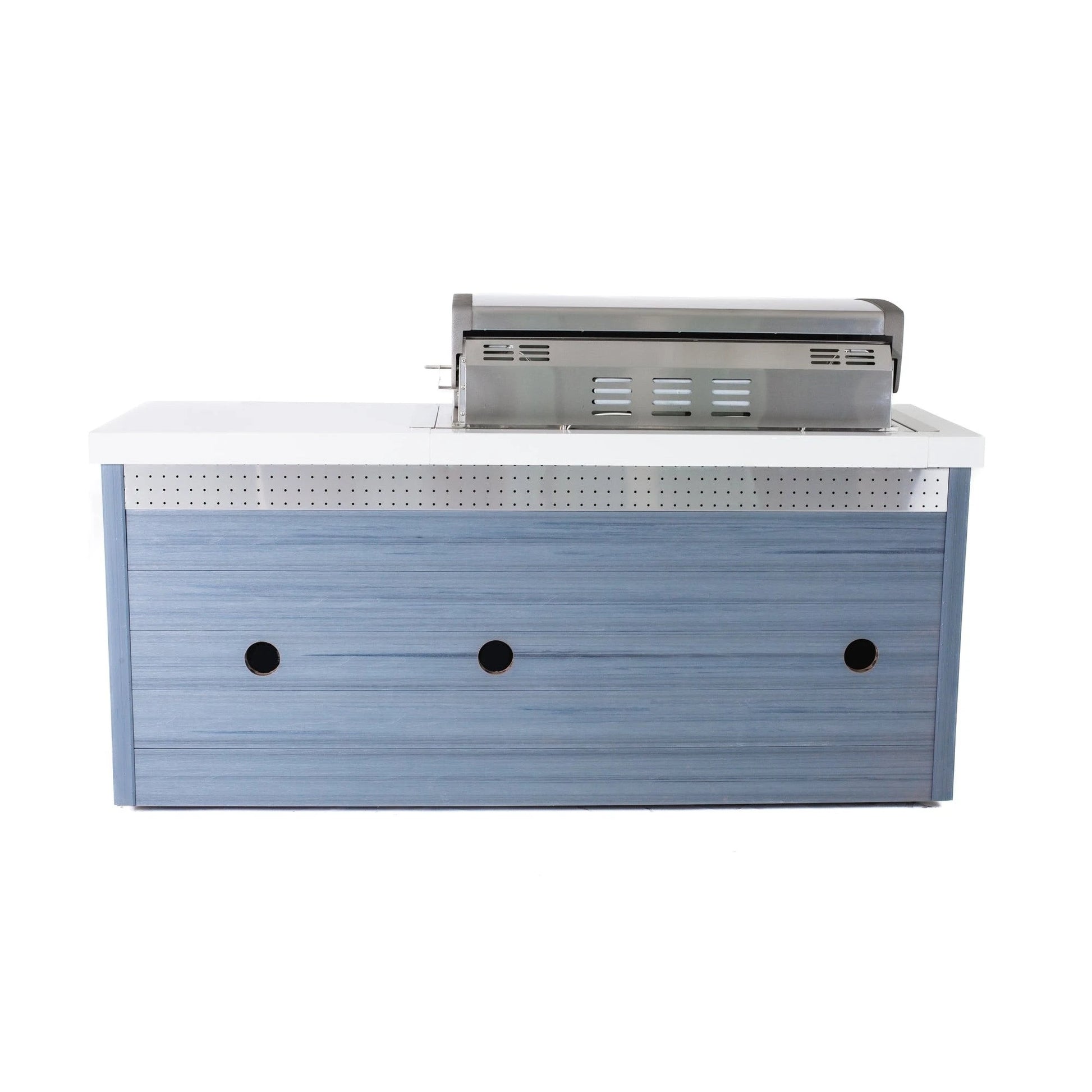 Mont Alpi MA805-AWSS artwood island back panel view with ventilation ports wood grain