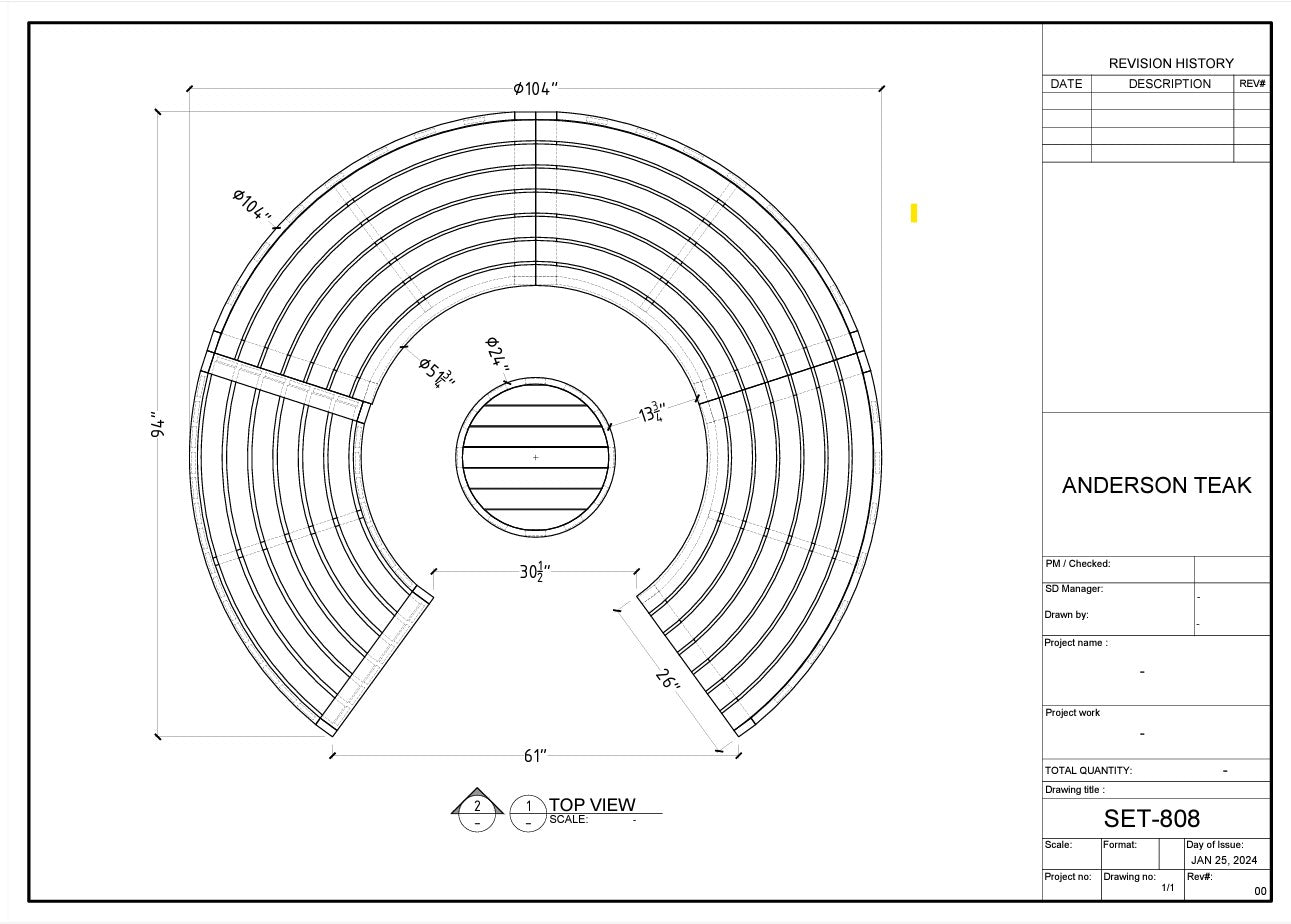 Technical drawing of a circular metal product with dimensions and specifications.