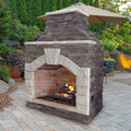 Cal Flame 48 inch Outdoor Fireplace FRP-909-1