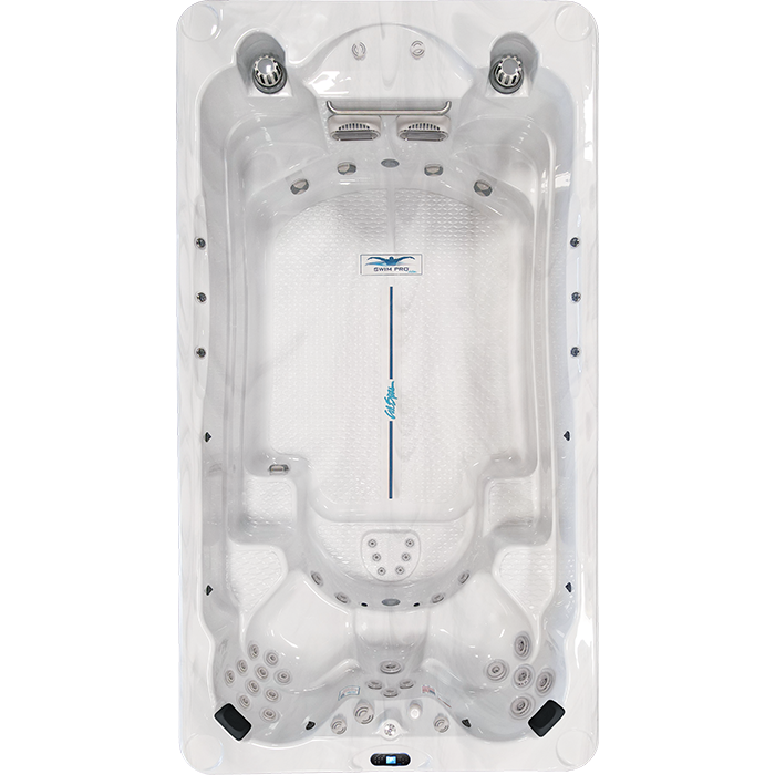 Freestyle F-1437 swim spa - top view