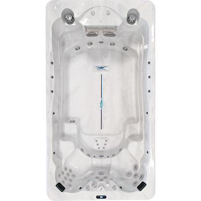 Freestyle F-1437 swim spa - top view