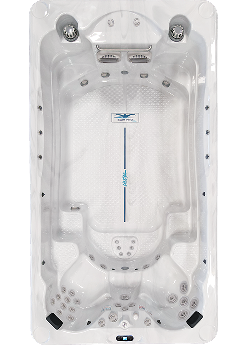 Freestyle F-1437 swim spa - top view