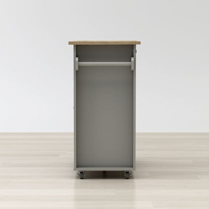 Astor 35" Kitchen Cart with Wheels & Storage | BetterPatio // BetterPatio.com