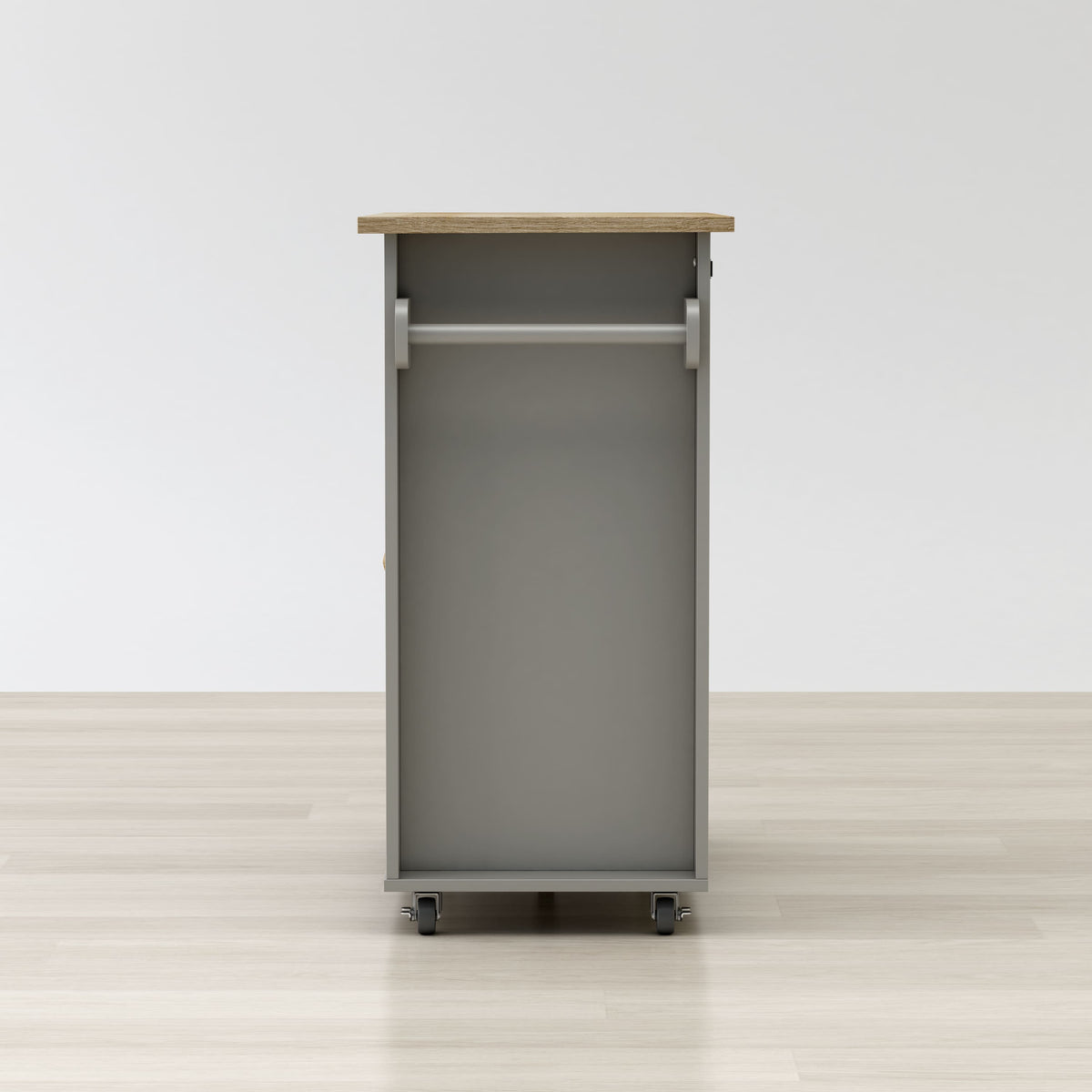 Astor 35" Kitchen Cart with Wheels &amp; Storage | BetterPatio // BetterPatio.com
