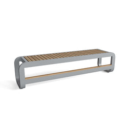 Monza 3-Seater Teak Wood Bench - Durable Outdoor Garden Seating