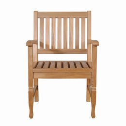 Rockford Teak Dining Armchair - Handcrafted Design