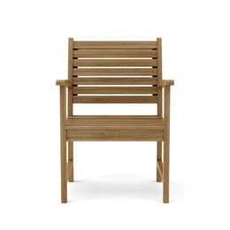 Victoria Teak Dining Armchair - Classic Outdoor Design