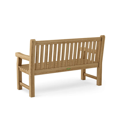 Devonshire Extra Thick Teak Benches – 3 & 4 Seater | BetterPatio // BetterPatio.com