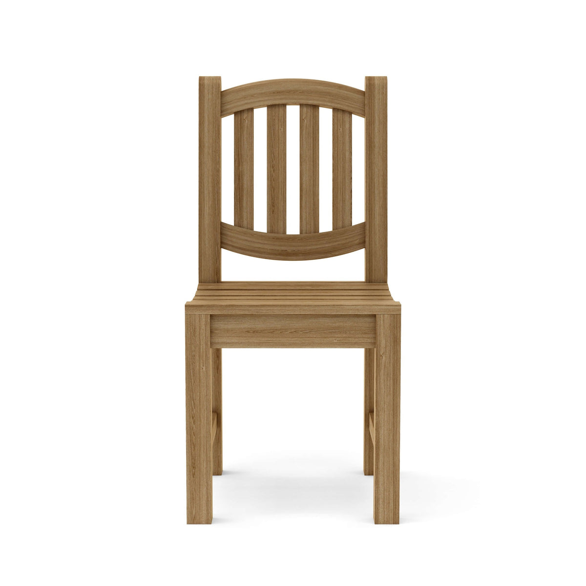 Wooden chair on a white background