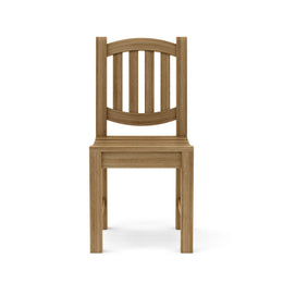 Kingston Teak Dining Chair - Classic Outdoor Patio Chair with Sculpted Seat