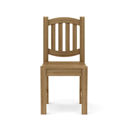 Wooden chair on a white background