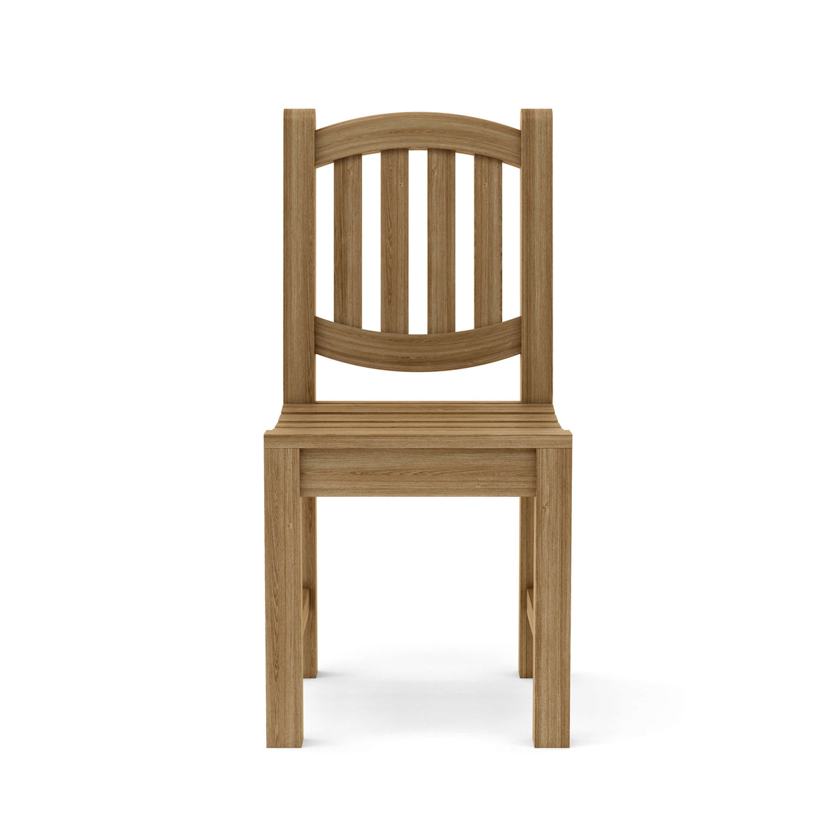 Wooden chair on a white background