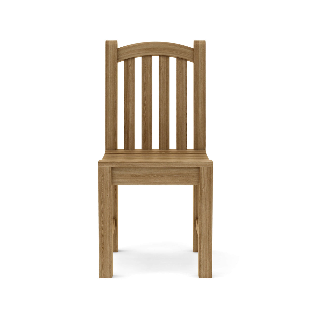 Wooden chair on a white background