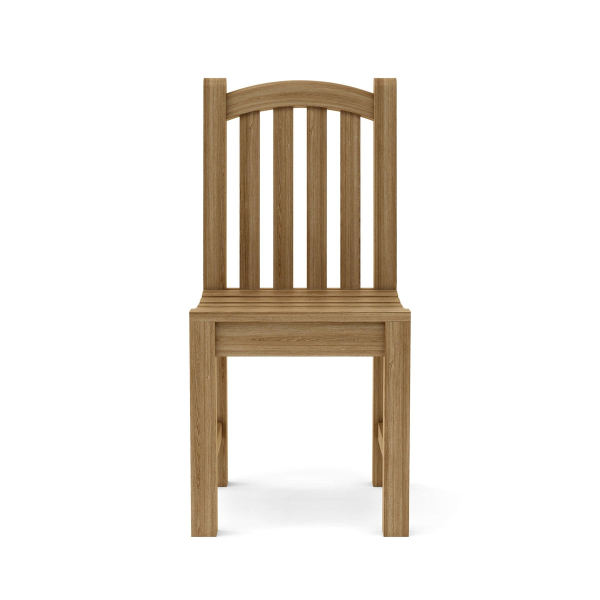 Wooden chair on a white background