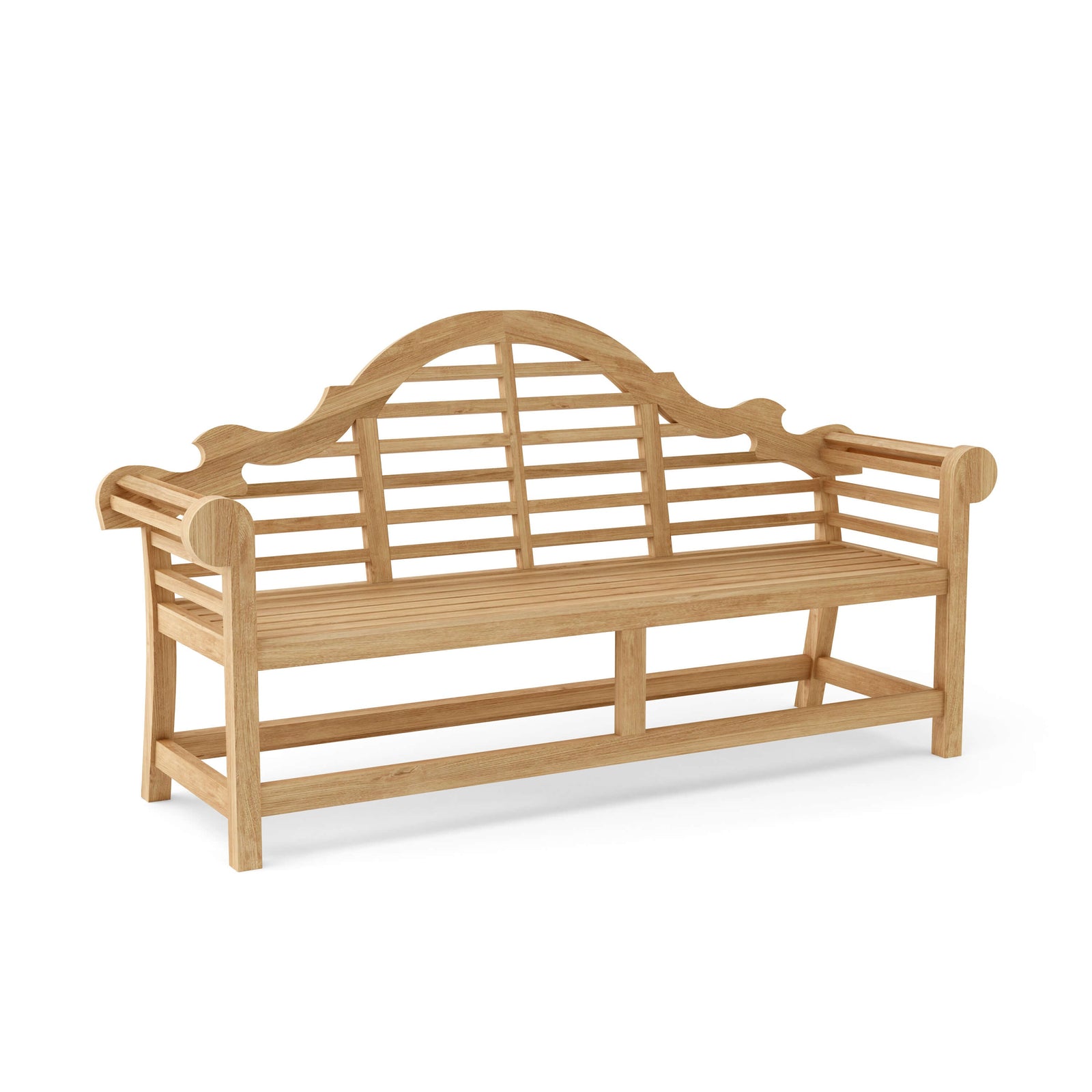 Marlborough 3-Seater Teak Wood Bench – Lutyens Design | BetterPatio // BetterPatio.com