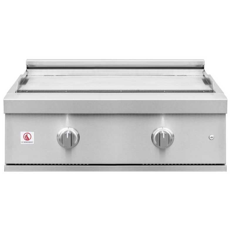 Summerset Pro Series 30-Inch Built-In Stainless Steel Gas Griddle – Dual 18,000 BTU U-Tube Burners