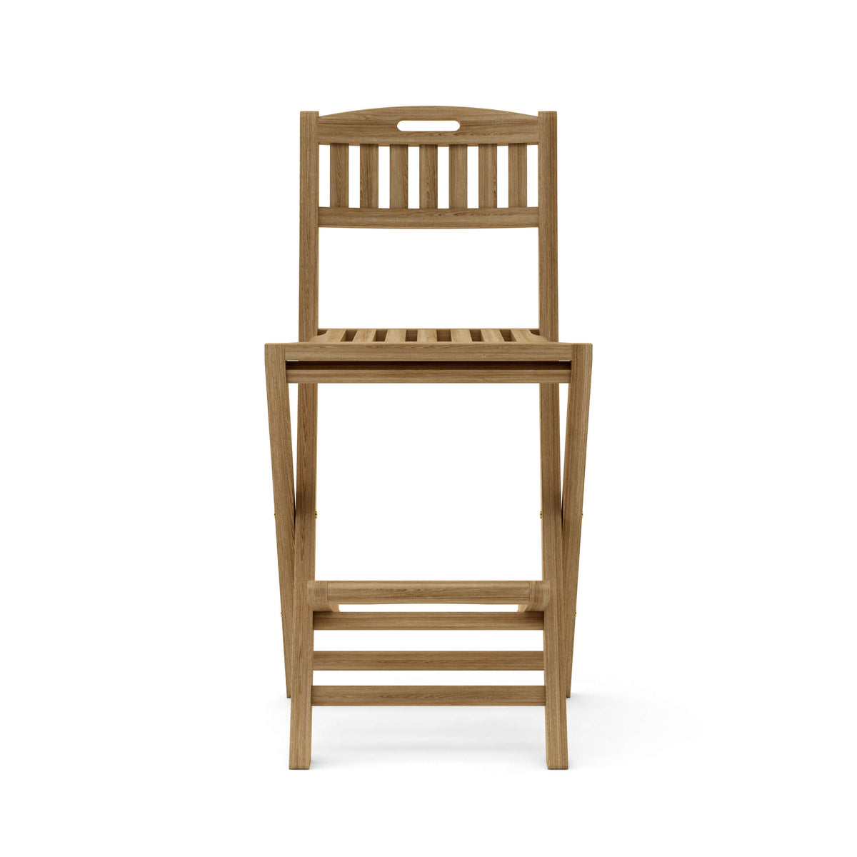 Wooden chair with a white background