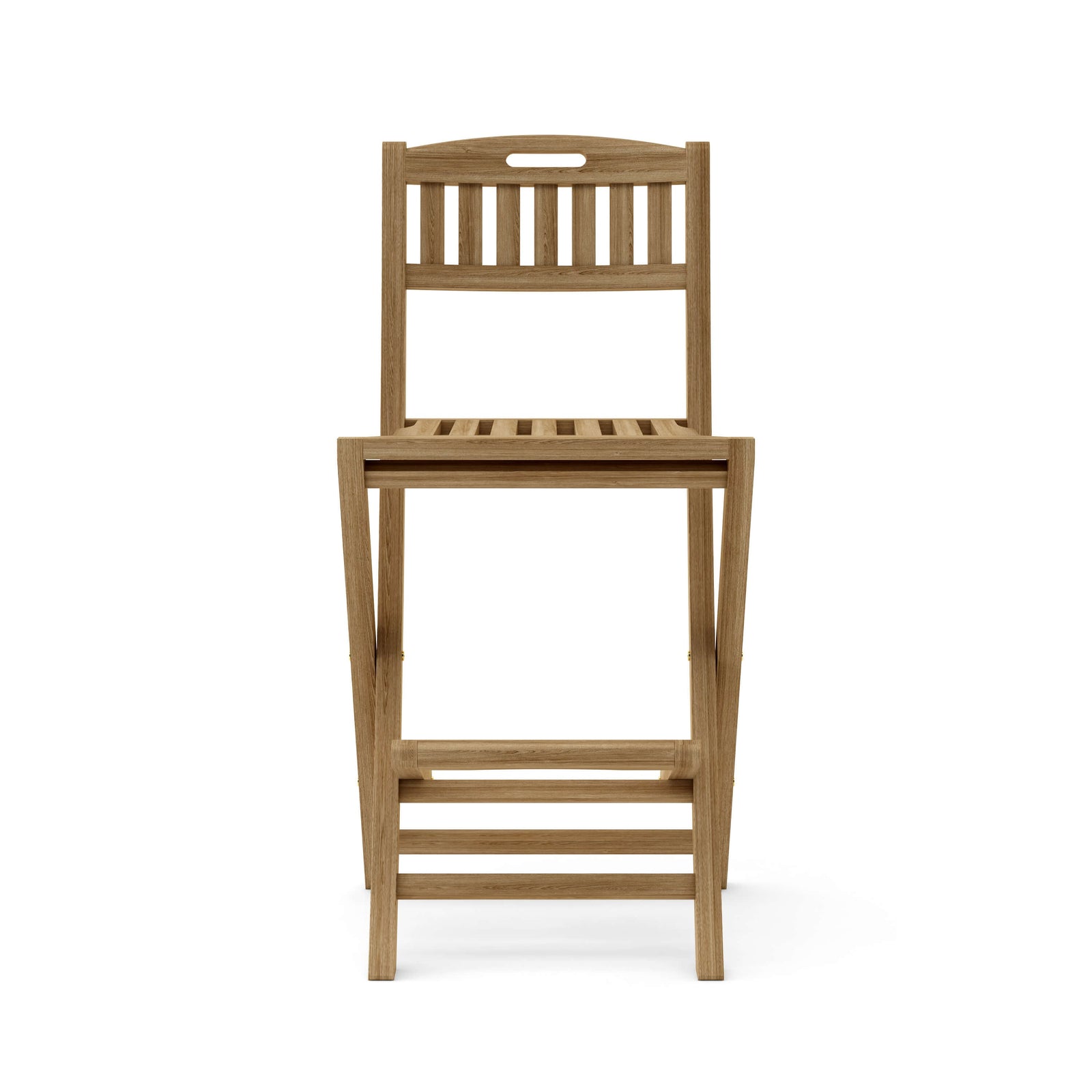 Wooden chair with a white background