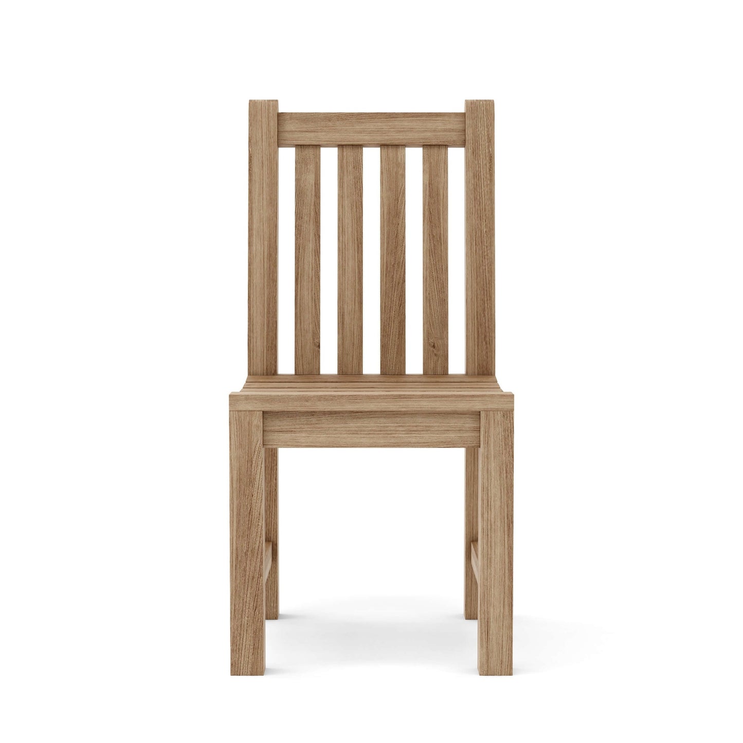 Wooden chair on a white background