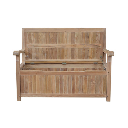 Del-Amo Teak Storage Bench – Outdoor Seating & Storage | BetterPatio // BetterPatio.com