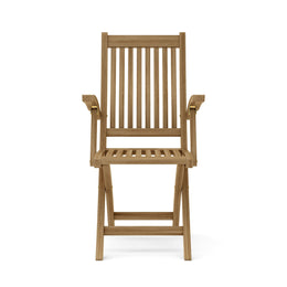 Tropico Folding Armchair - Set of 2 Teak Outdoor Folding Armchairs