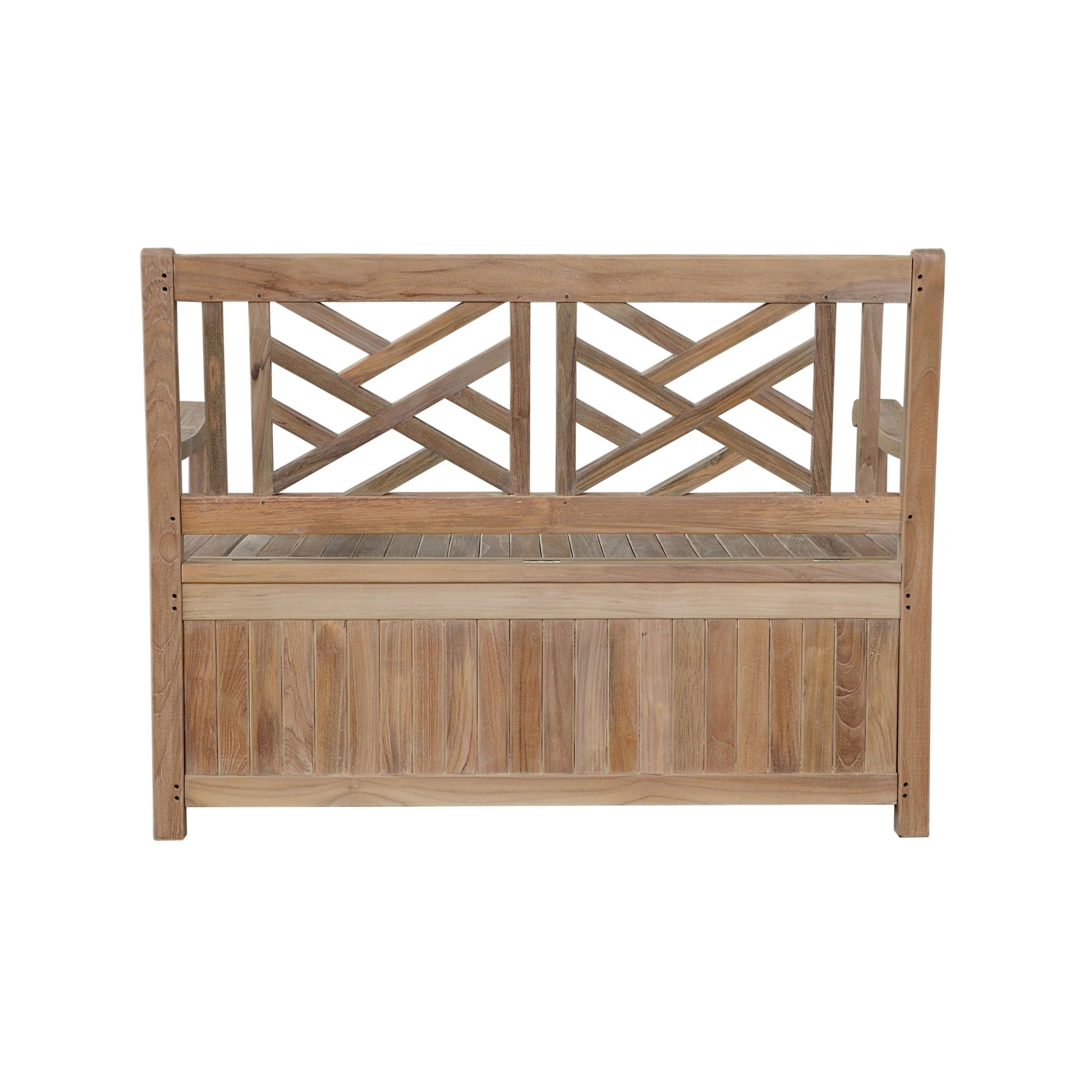 Del-Amo Teak Storage Bench – Outdoor Seating & Storage | BetterPatio // BetterPatio.com