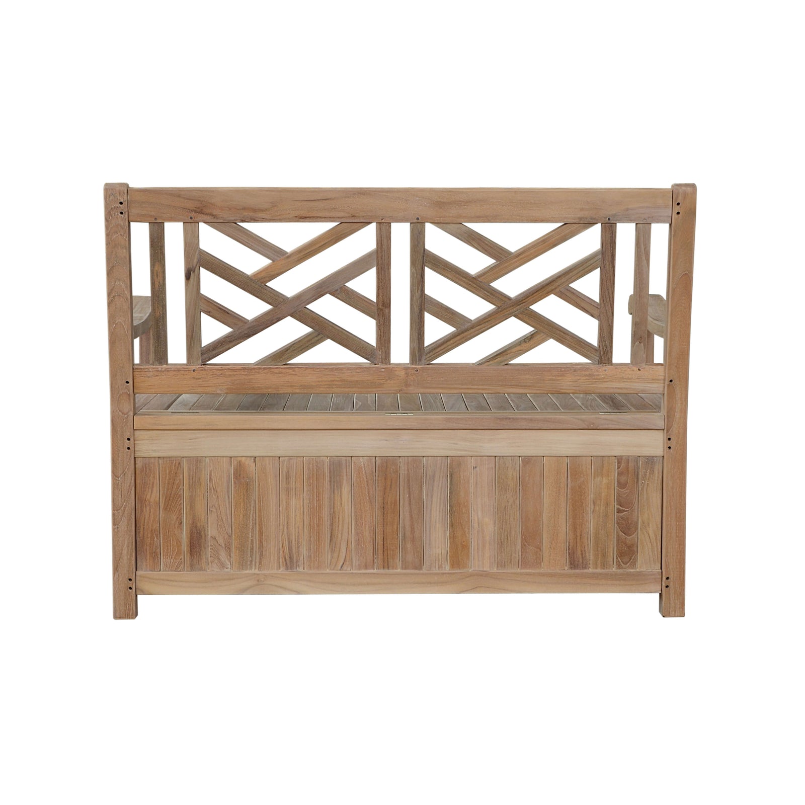 Del-Amo Teak Storage Bench – Outdoor Seating & Storage | BetterPatio // BetterPatio.com
